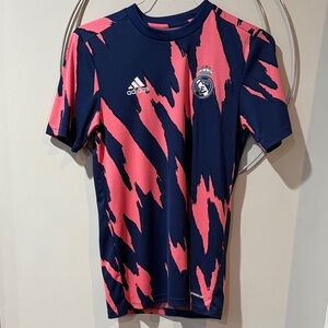 Adidas Navy and Pink R eal Madrid Third Jersey